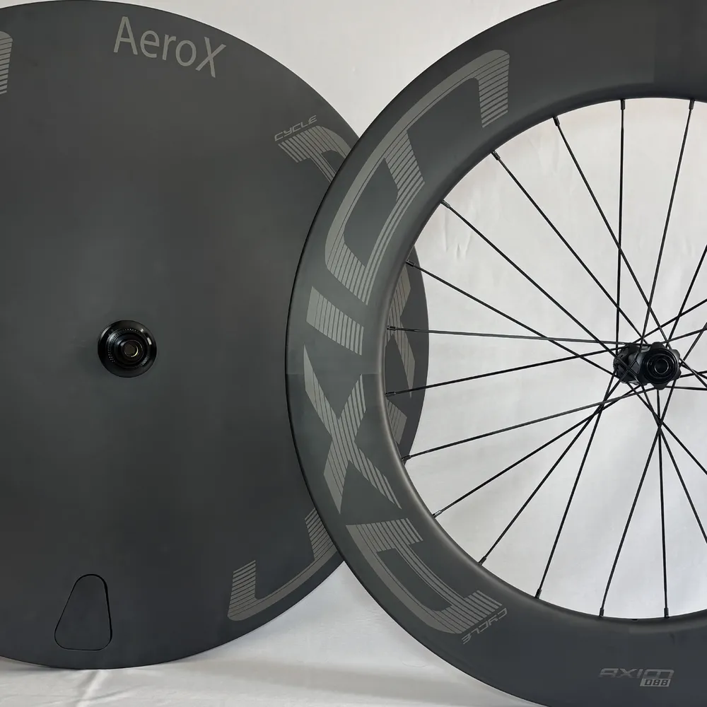 Roda de Carbono Disc Brake AeroX Perfil Fechada INMETRO | Axion Cycle