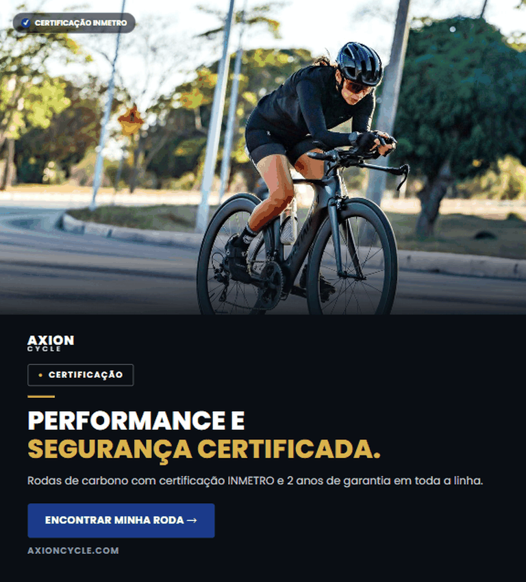 Banner Performance e Seguranca Certificada - INMETRO