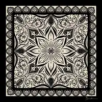 Lenço Mandacaru 110x110 (Preto) - imagem 7