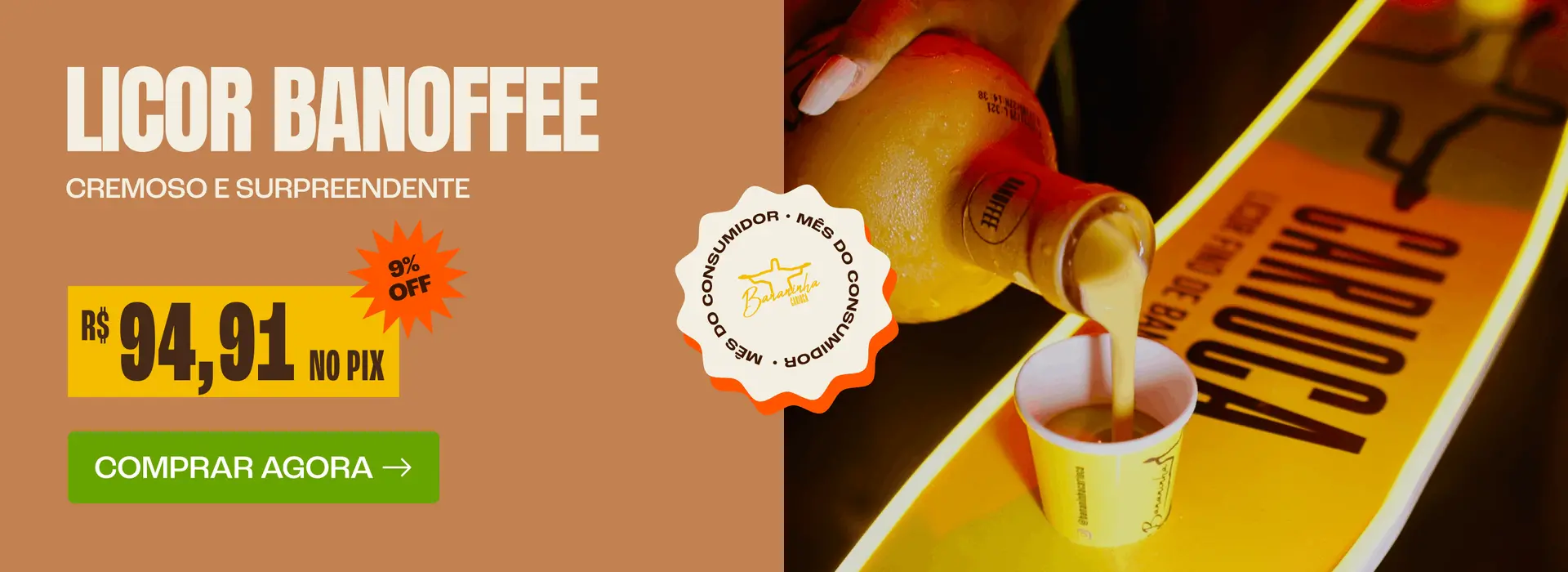 Banner Mês do Consumidor - Licor Banoffee