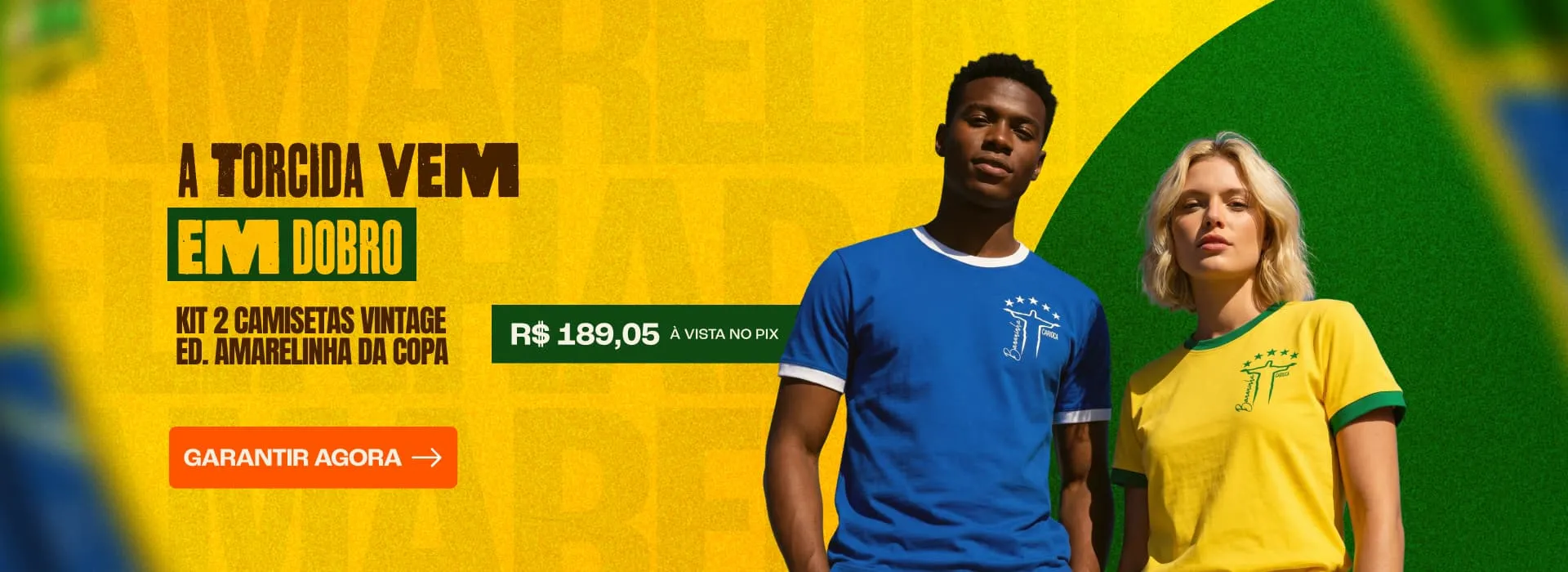 Banner Kit Promo Copa - 2 Camisetas Vintage