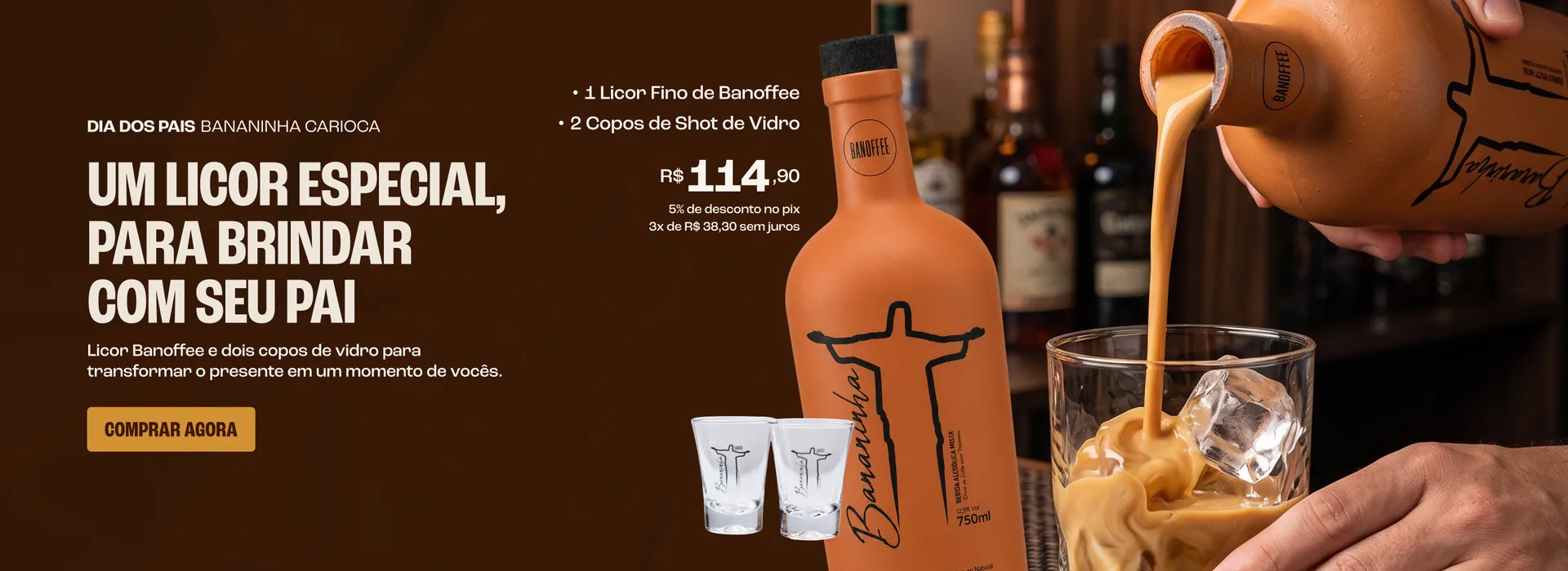 Banner Dia dos Pais - Licor Banoffee