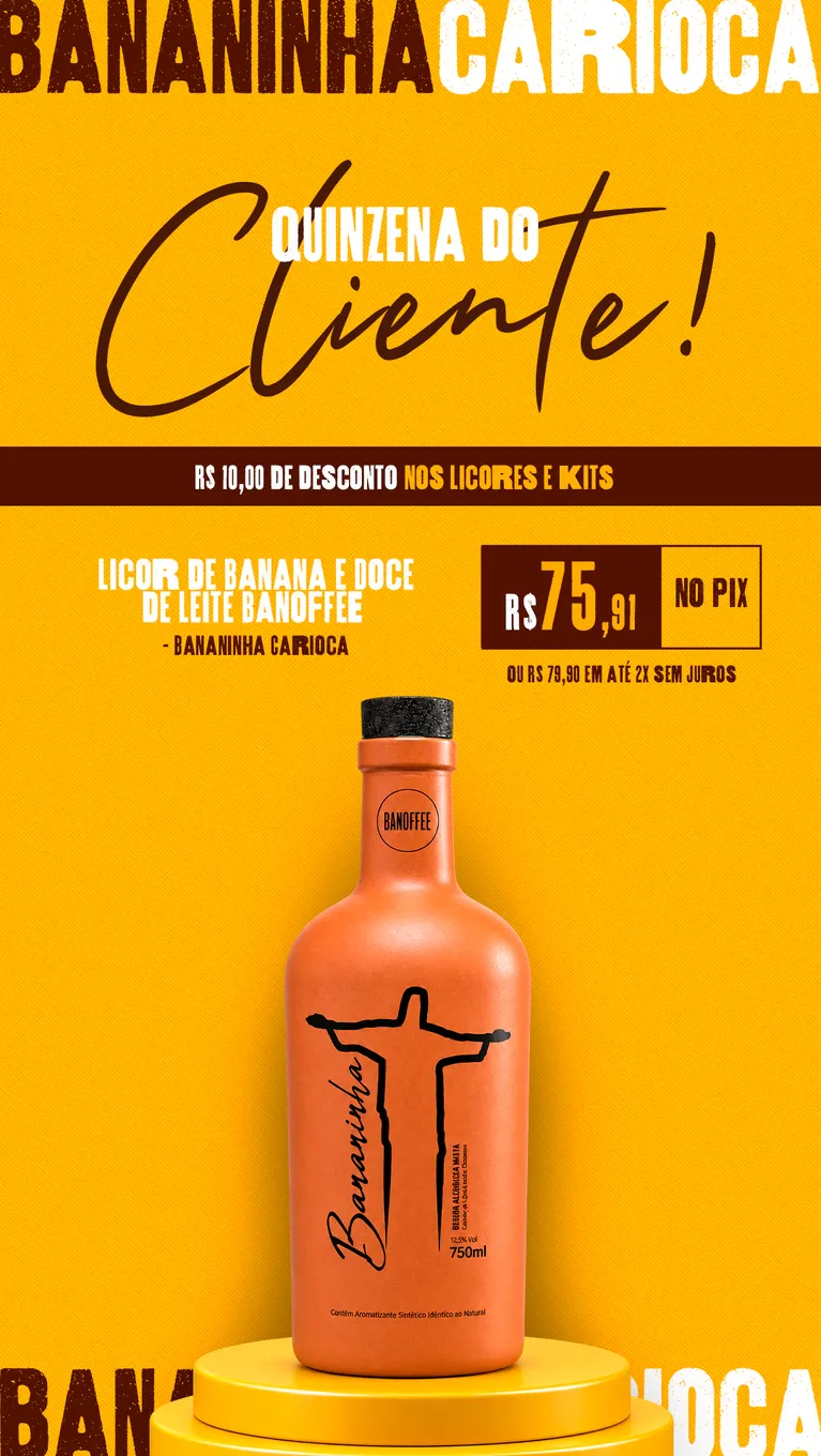Banner mobile Licor Banoffee - Consumidor