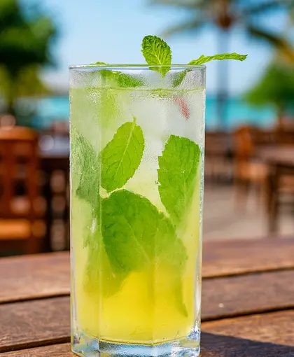 Rolé na Sul: rum, hortelã e frescor com gás