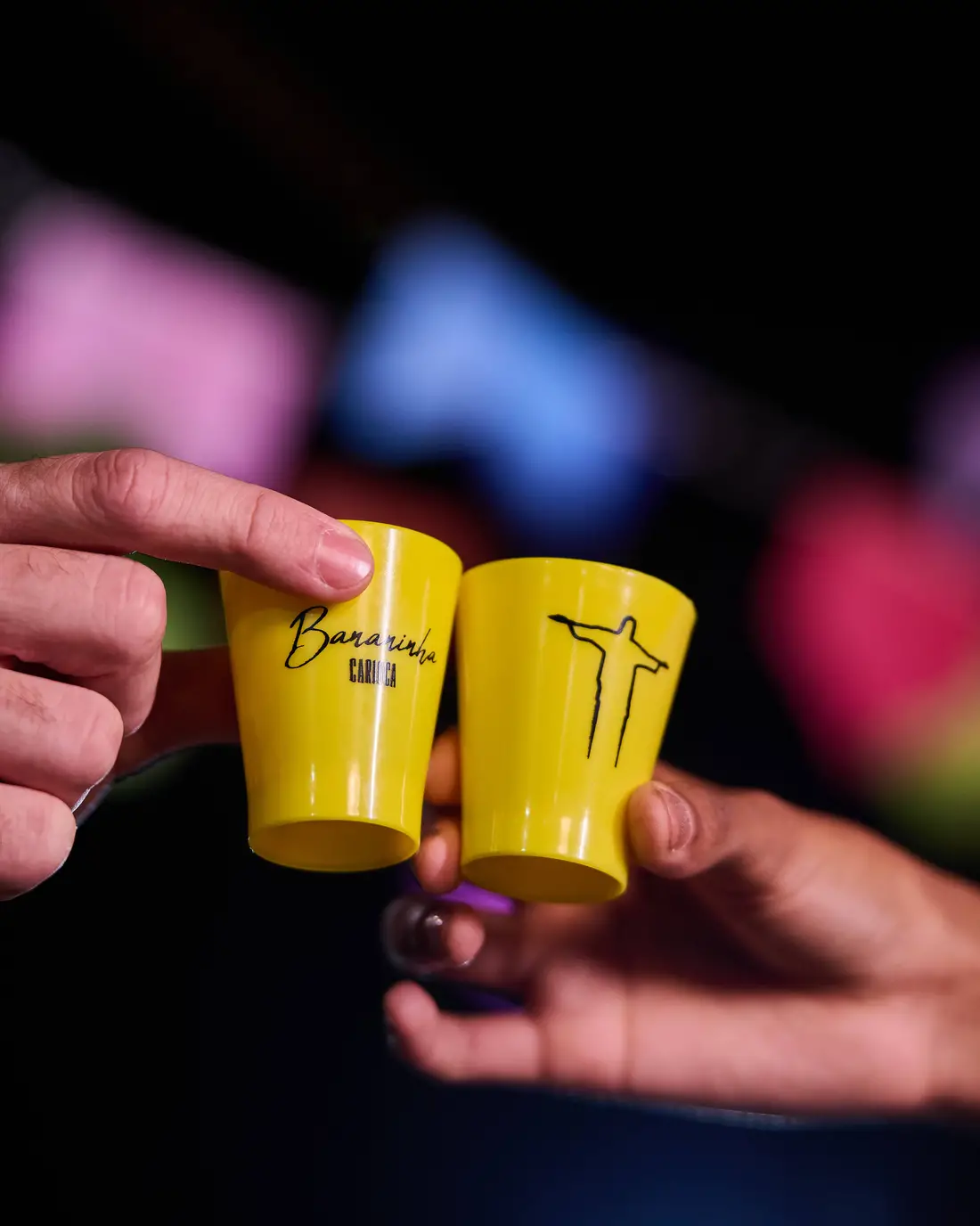 Copinho de Shot Plástico 25ml e 50ml - Bananinha Carioca