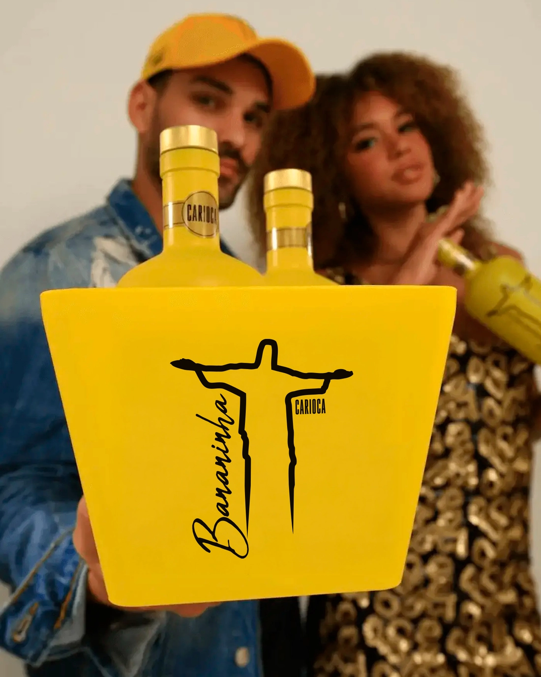 Balde de Plástico Para Bebida - Bananinha Carioca