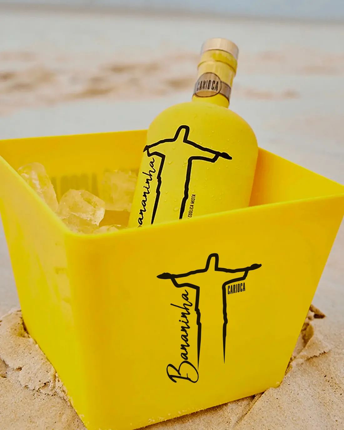 Balde de Plástico Para Bebida - Bananinha Carioca