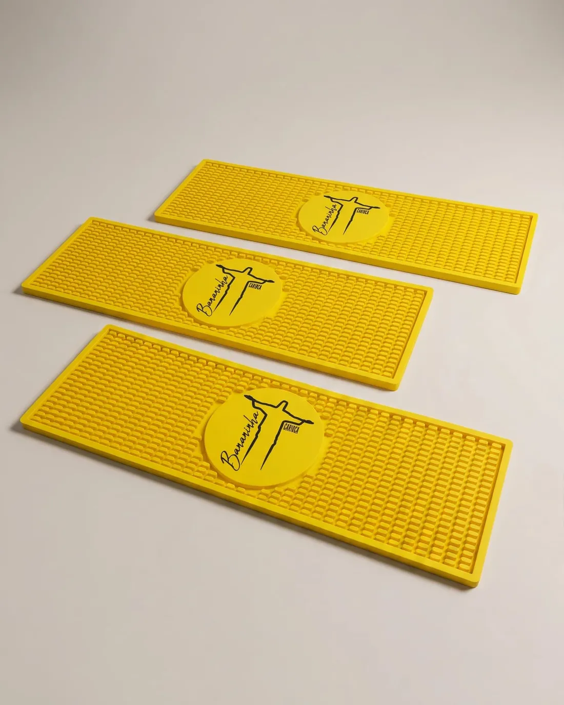Barmat Bananinha Carioca - Tapete Escorredor de Copos 50x15