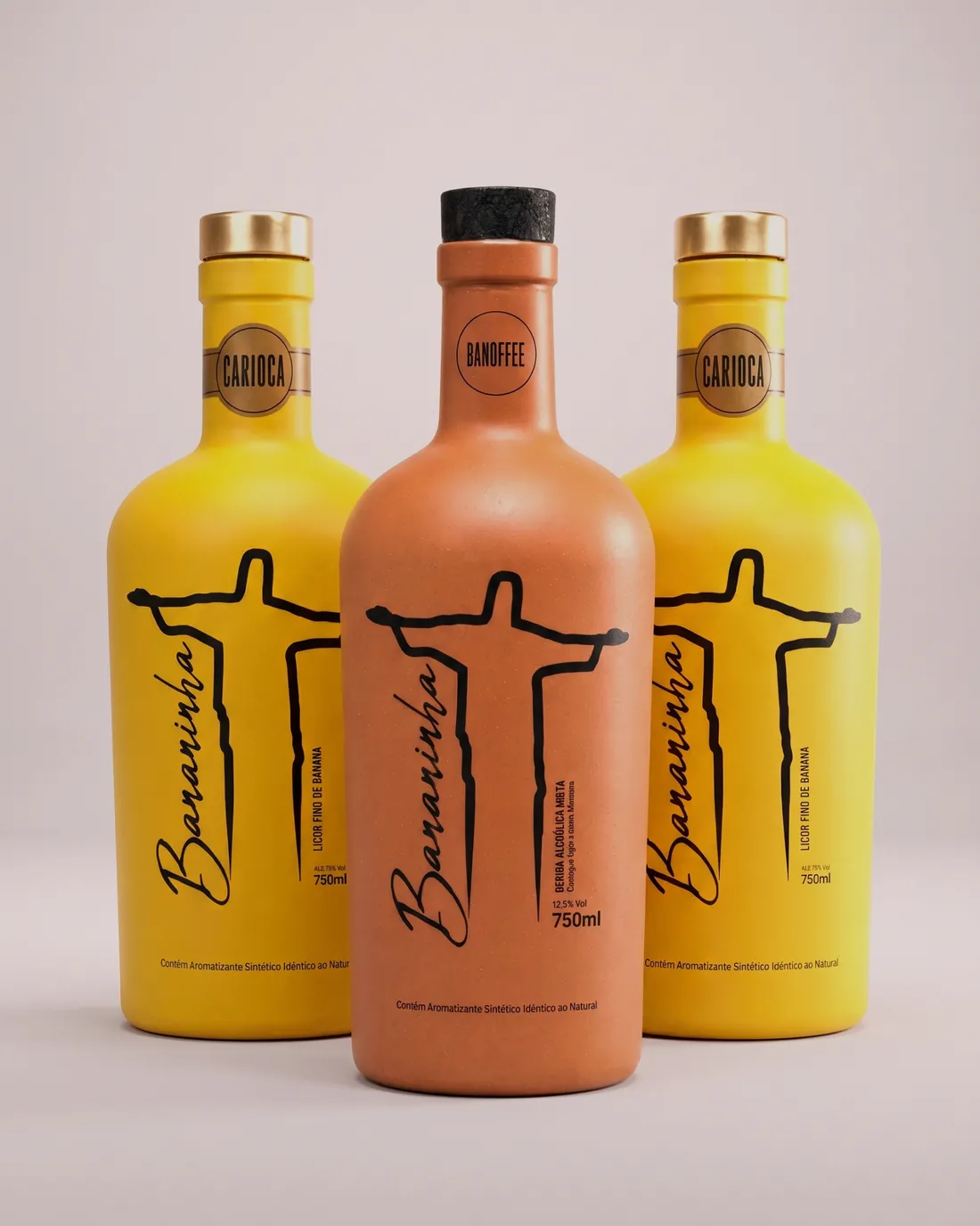 Kit 2 Licores Fino de Banoffee