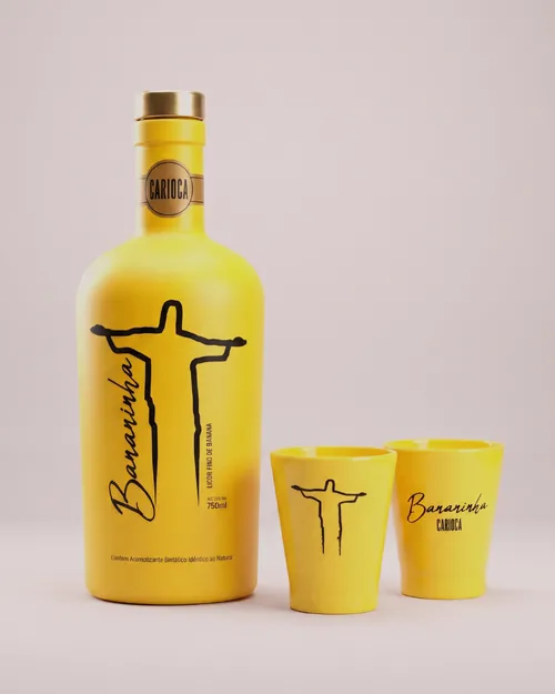 Kit 1 Garrafa Licor Original + 2 Copinhos de Plástico 50ml