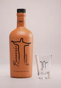 Kit 1 Garrafa Licor Banoffee + 1 Copinho de Vidro - imagem 1