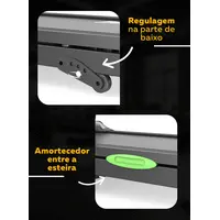 Esteira Residencial Bedinfit BF5-100 | 2.5 HP | Dobrável e Silenciosa - imagem 4