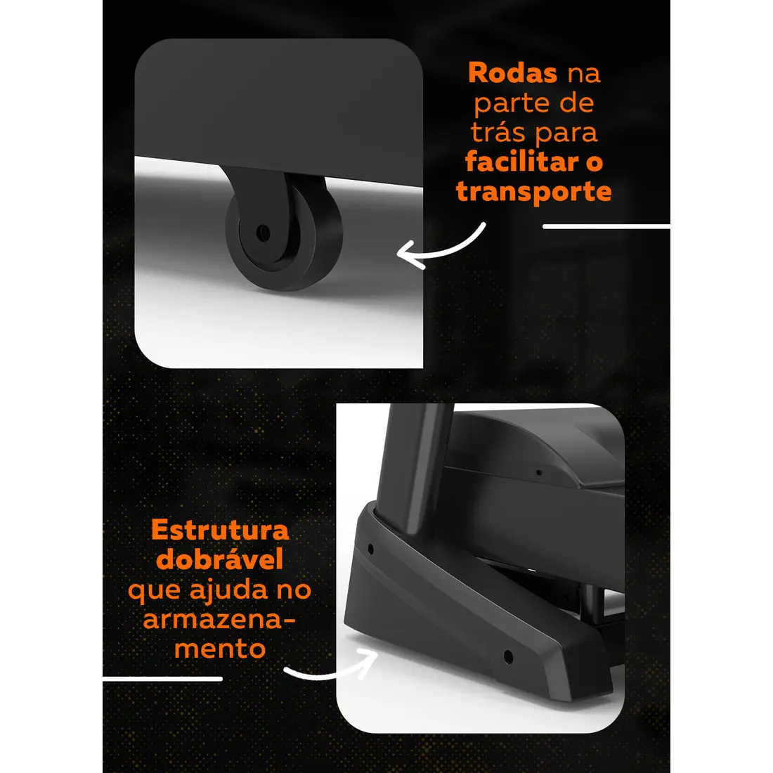 Esteira Bedinfit BF5-101 | 3.5 HP | Suporta 150kg | Bedinsat - imagem 3