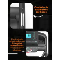 Esteira Bedinfit BF5-101 | 3.5 HP | Suporta 150kg | Bedinsat - imagem 4