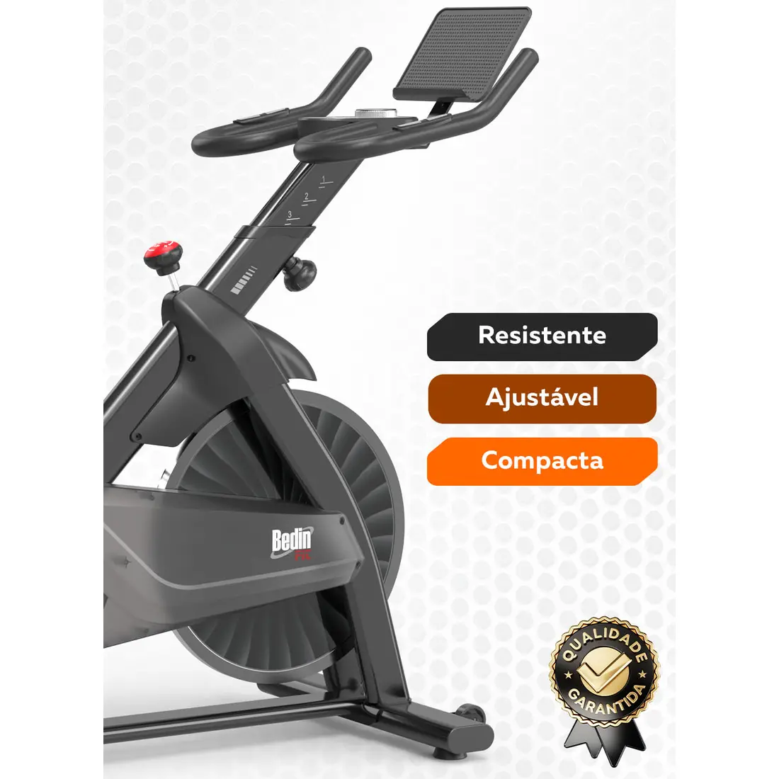 Bike Spinning Bedinfit BF5-201 | Suporta 145kg | Silenciosa e Robusta - imagem 8