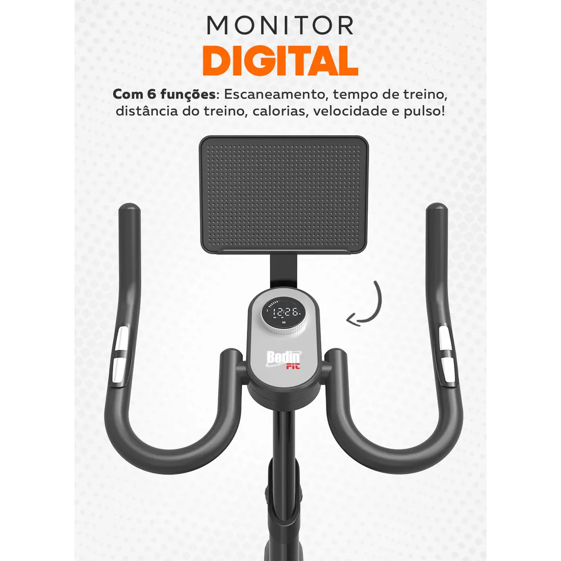 Bike Spinning Bedinfit BF5-201 | Suporta 145kg | Silenciosa e Robusta - imagem 6