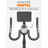 Bike Spinning Bedinfit BF5-201 | Suporta 145kg | Silenciosa e Robusta - imagem 6