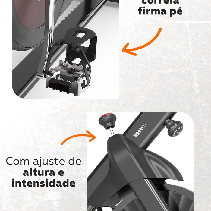 Bike Spinning Bedinfit BF5-201 | Suporta 145kg | Silenciosa e Robusta - imagem 6