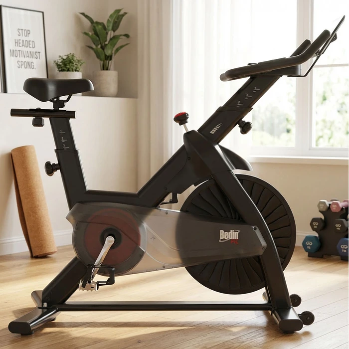 Bicicleta Ergométrica Spinning Bedinfit BF5-201 – Profissional Residencial, até 145kg, Silenciosa