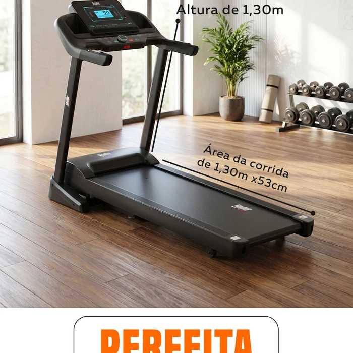 Esteira Bedinfit BF5-101 | 3.5 HP | Suporta 150kg | Bedinsat - imagem 3