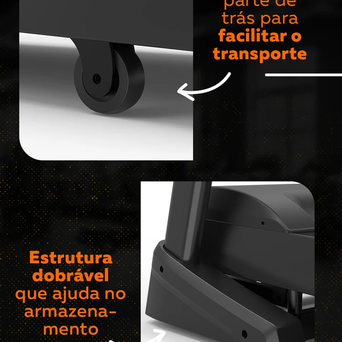 Esteira Bedinfit BF5-101 | 3.5 HP | Suporta 150kg | Bedinsat - imagem 7