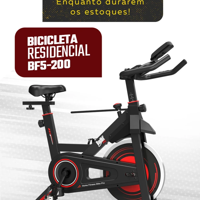 Bike Spinning Bedinfit BF5-200 | Silenciosa | Até 120kg | Bedinsat - imagem 3