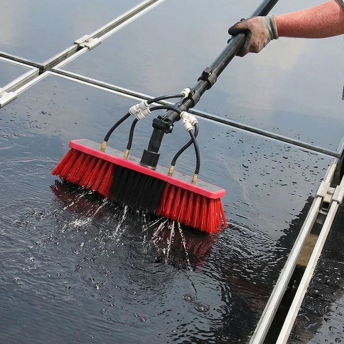 Vassoura para Limpeza de Painel Solar Bedinsolar – Cabo Telescópico - imagem 5