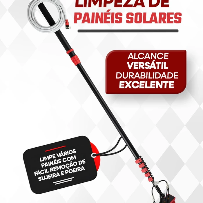 Vassoura para Limpeza de Painel Solar Bedinsolar – Cabo Telescópico