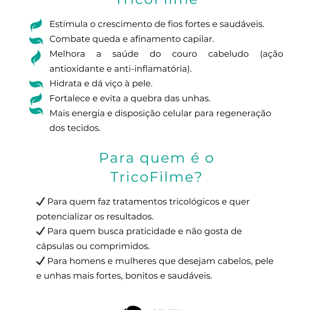 TricoFilme – Caixa com 30 unidades
