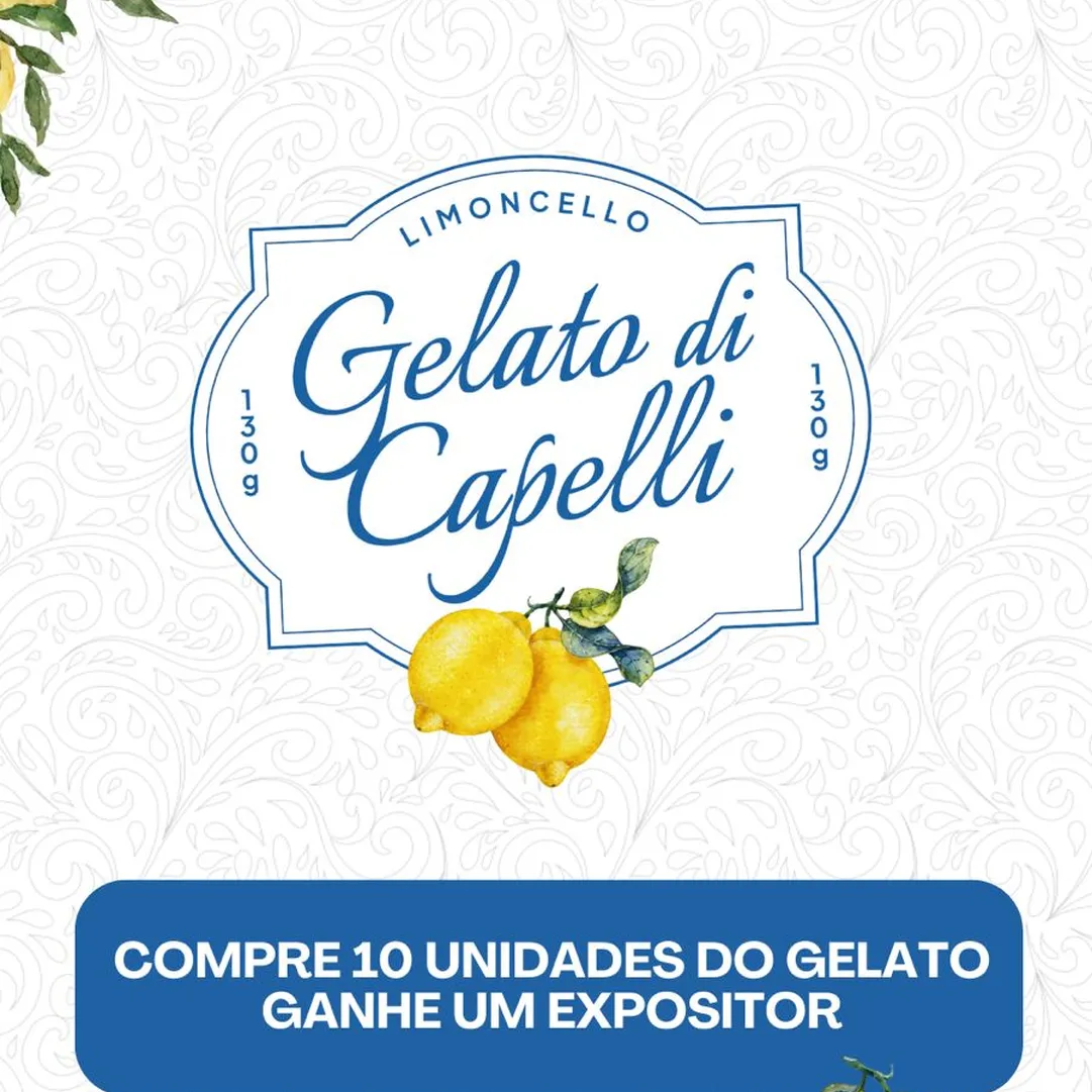 kit Gelato di Capelli 130g( 10 unidades) + Expositor (01 unidade)
