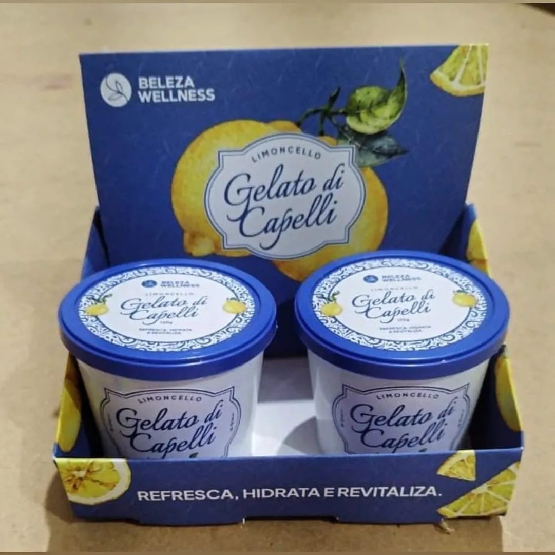 kit Gelato di Capelli 130g( 10 unidades) + Expositor (01 unidade)