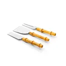 Conjunto de Talheres Copa&Cia para Queijo 3 Peças Garbo Bamboo Silver - imagem 1