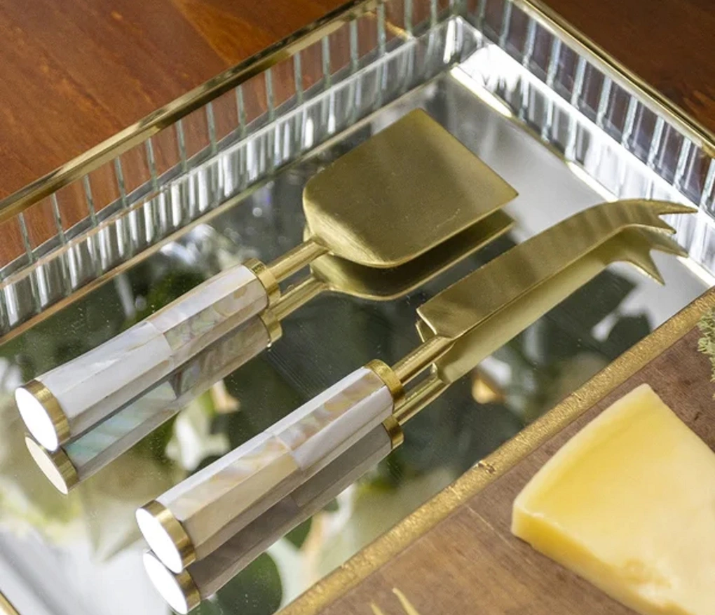 Conjunto de Talheres Copa e Cia para Queijo 3 Peças Garbo Atenas