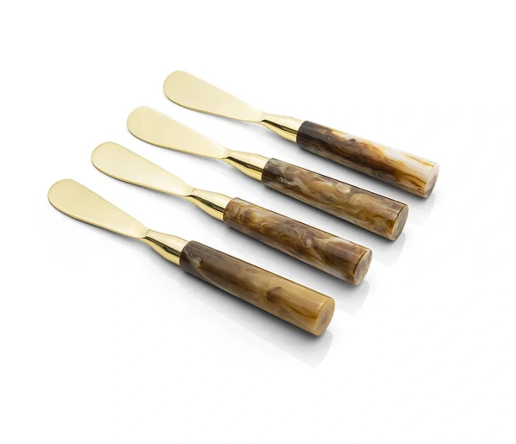 Conjunto de Espátulas Copa e Cia 4 Peças Garbo Calacatta Gold