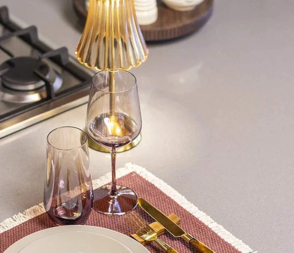 Luminária de Mesa Copa e Cia Tátil Regulável Ártico Old Âmbar