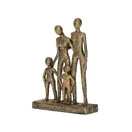 Escultura Decorativa Família em Polirresina - imagem 2
