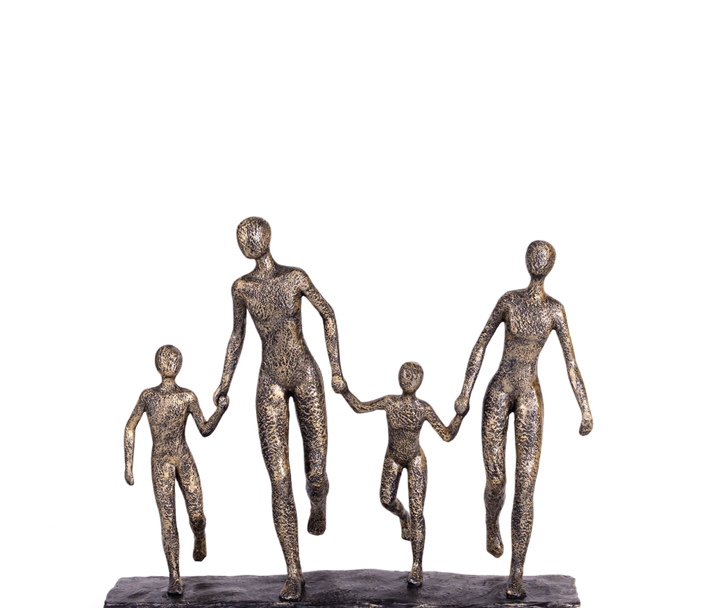 Escultura Familia em Polirresina