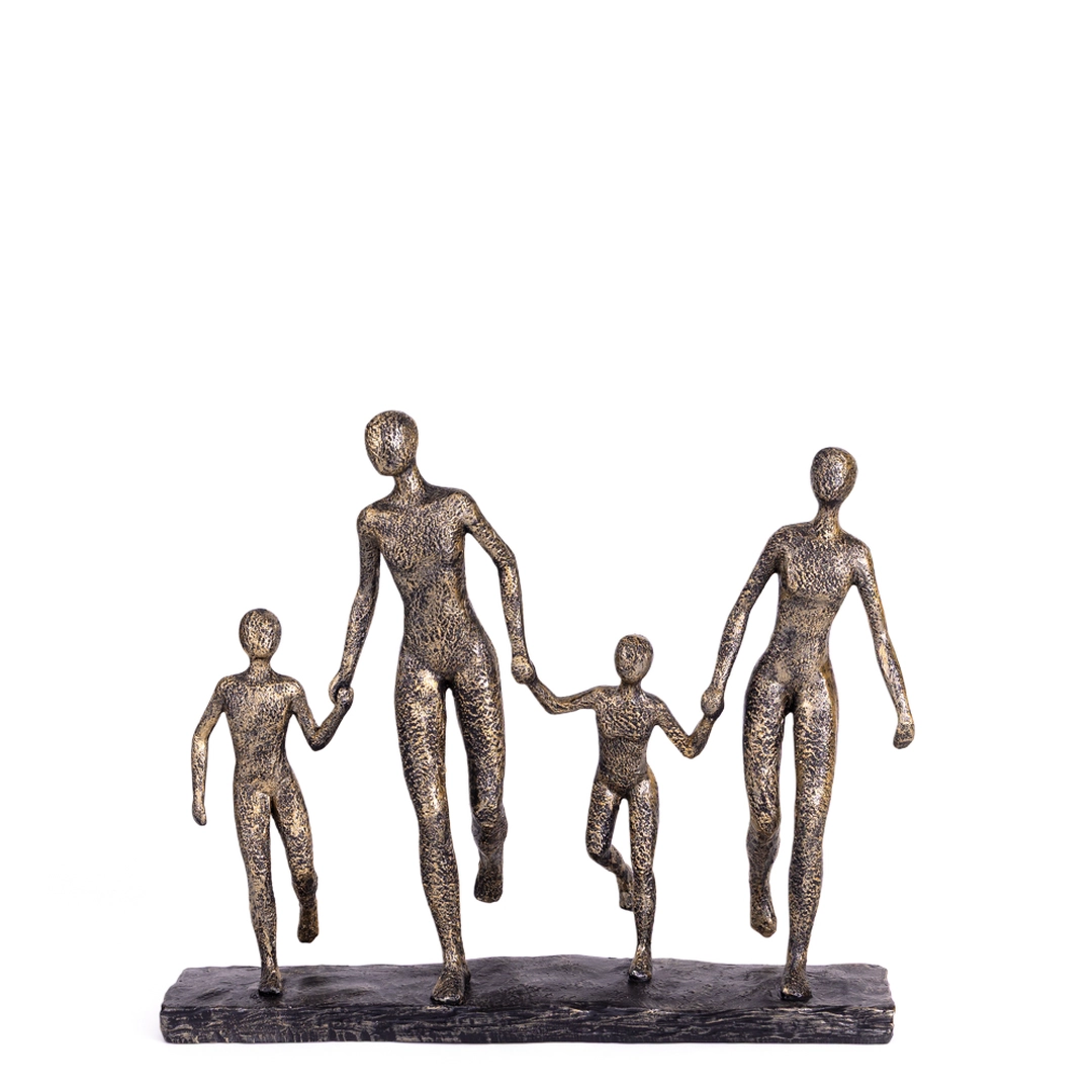 Escultura Familia em Polirresina
