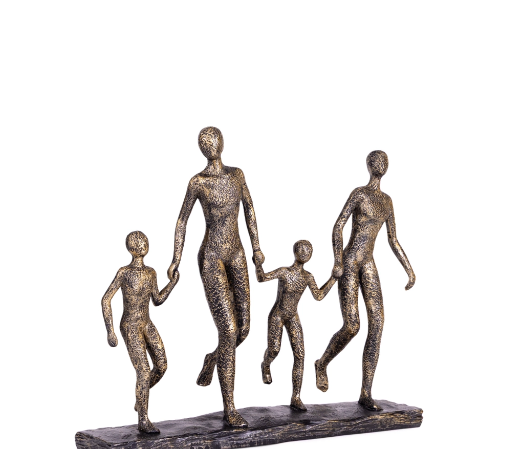 Escultura Familia em Polirresina