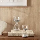 Ampulheta De Vidro Prata  - imagem 2