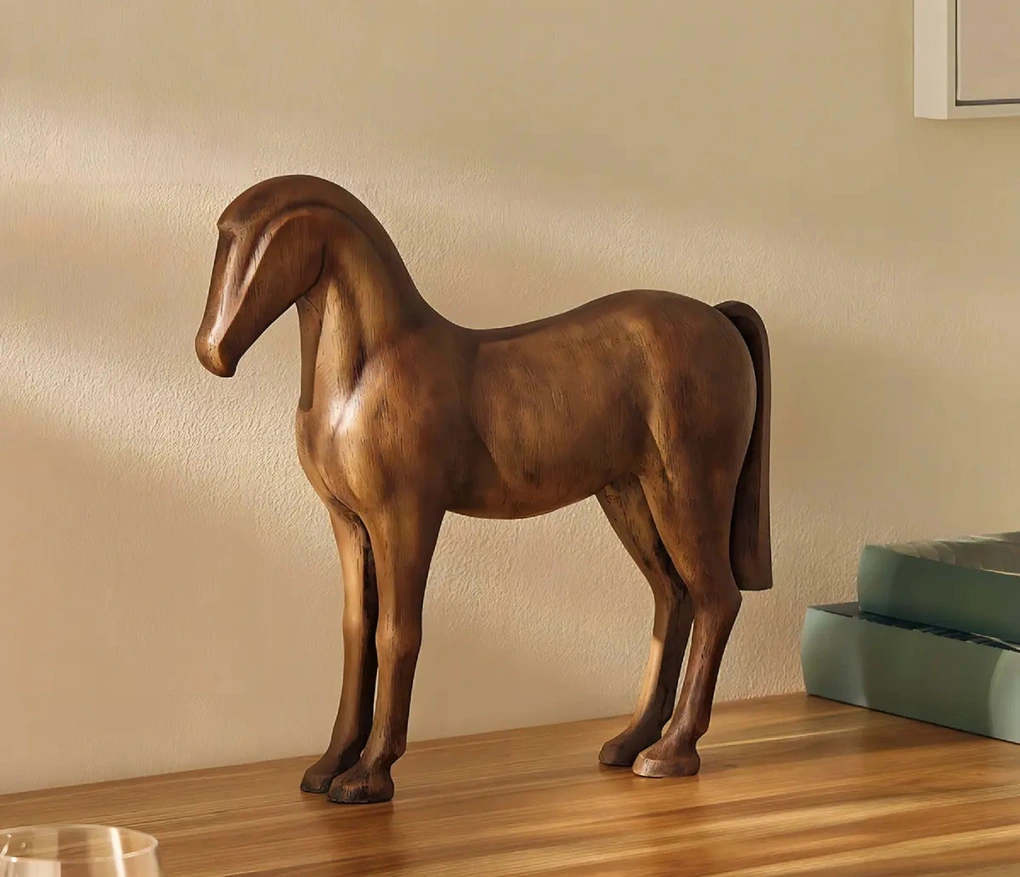 Escultura Cavalo em Poliresina 