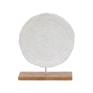Escultura Coral em Poliresina Off White  - imagem 1