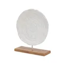 Escultura Coral em Poliresina Off White  - imagem 2