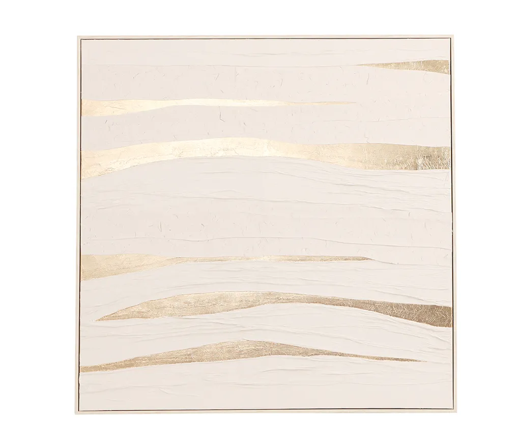 Quadro Texturizado Off White 100x100cm