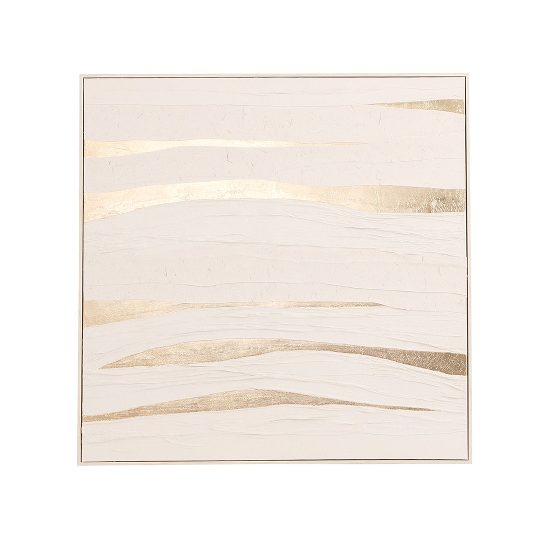 Quadro Texturizado Off White 100x100cm