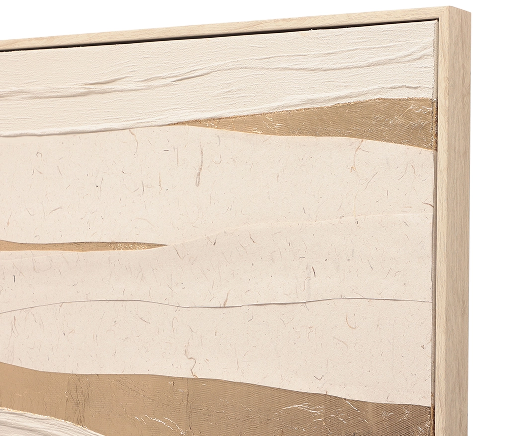 Quadro Texturizado Off White 100x100cm