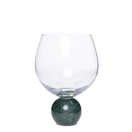 Jogo De Taças Para Gin Em Cristal E Mármore Verde 640 ML 2 Peças - imagem 1