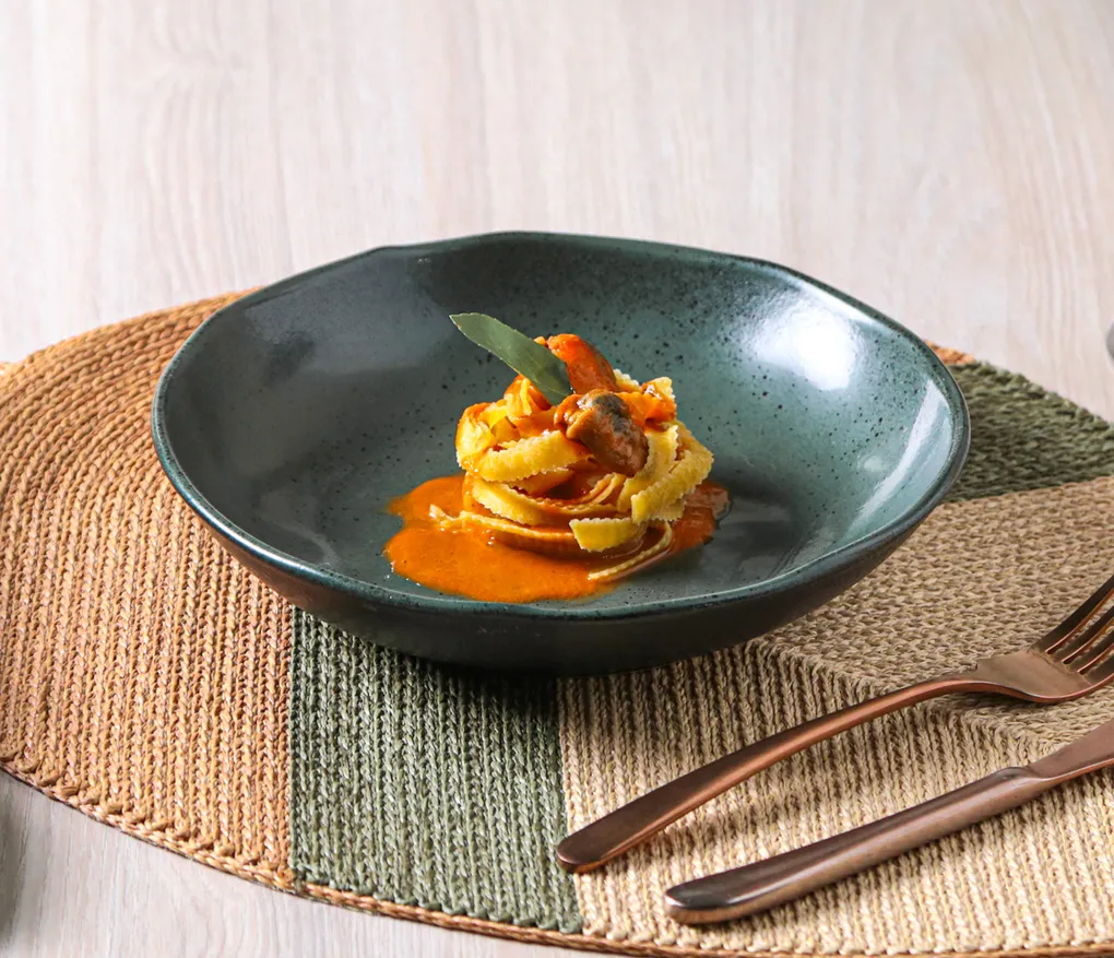 Conjunto com 6 Pratos Fundo Bio Greenery 