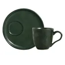 Conjunto com 6 Xícaras De Chá com 6 Pires Descentralizado Greenery 170ml - imagem 2