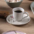 Conjunto com 6 Xícaras de Café com Pires Bio Stoneware Campestre 120ml - imagem 2